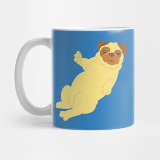 Adorable Pug Showing Their Belly Mug